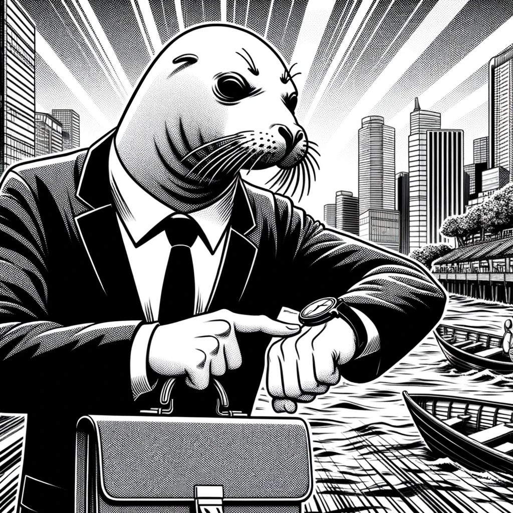 アザラシのイラスト